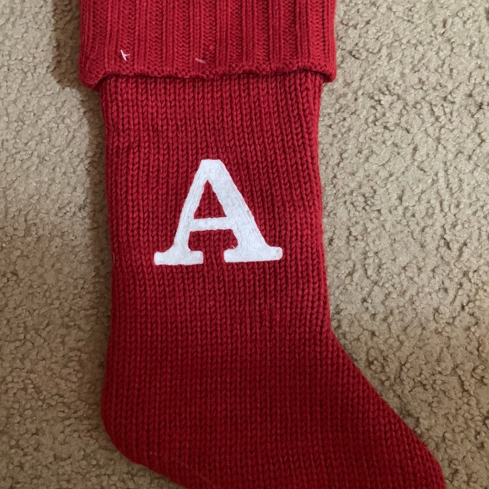 LAST CHANCE! Target Wondershop Monogram A stocking. New.